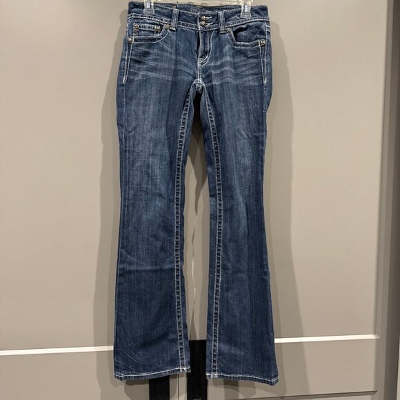 Miss Me Embroidered Bootcut Jeans Size 29 - Picture 1 of 10